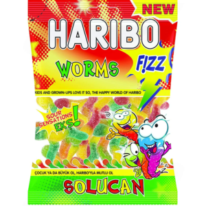 Haribo 70g Fizz Worms