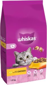 Whiskas Bag 1.9kg 1y chicken