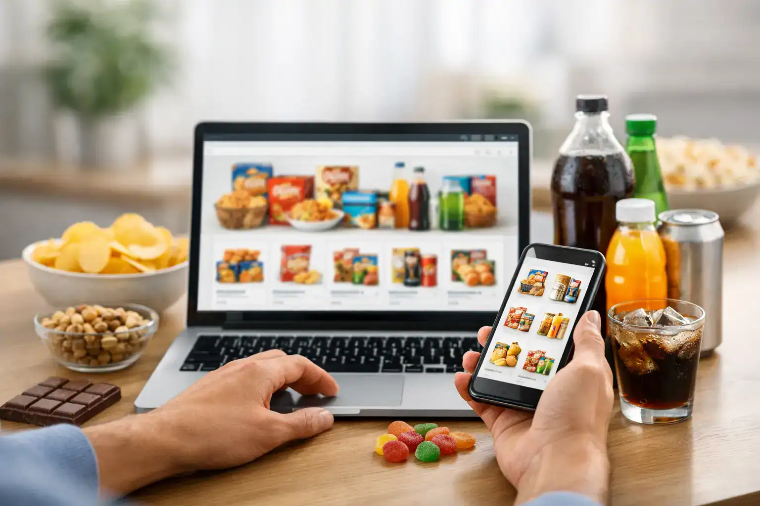 Buy Snacks and Beverages Online Smarter