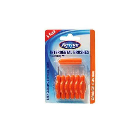 Active Interdental Brush 6s Orange