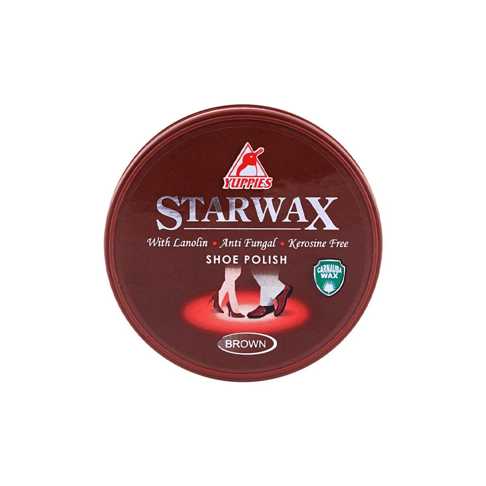 Yuppies Starwax Shoe Polish Brown 48ml