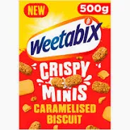 Weetabix Cereal Crispy Minis Caramelised Biscuit 500g