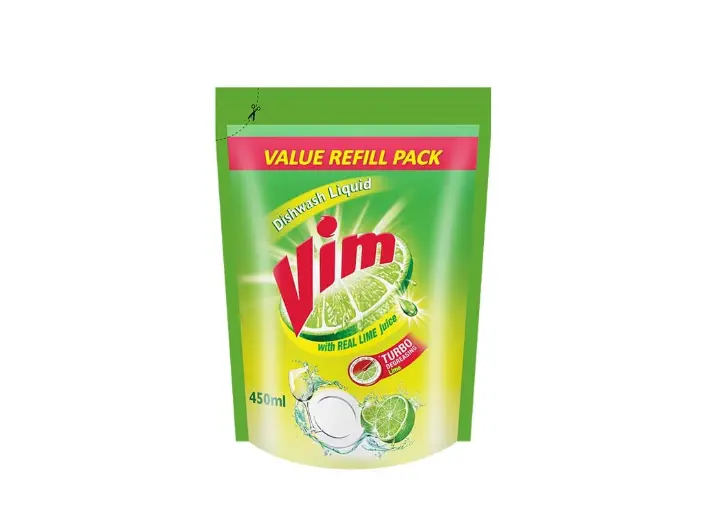 Vim Liquid 450ml Lime Refill