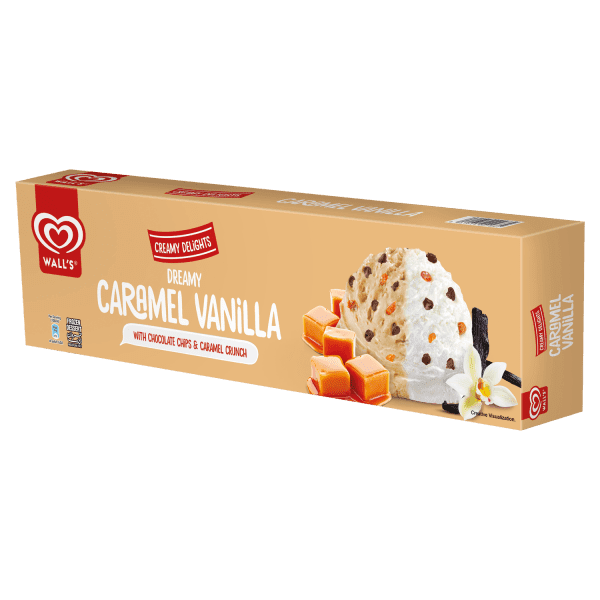 Walls Bar 800ml Caramel Vanilla