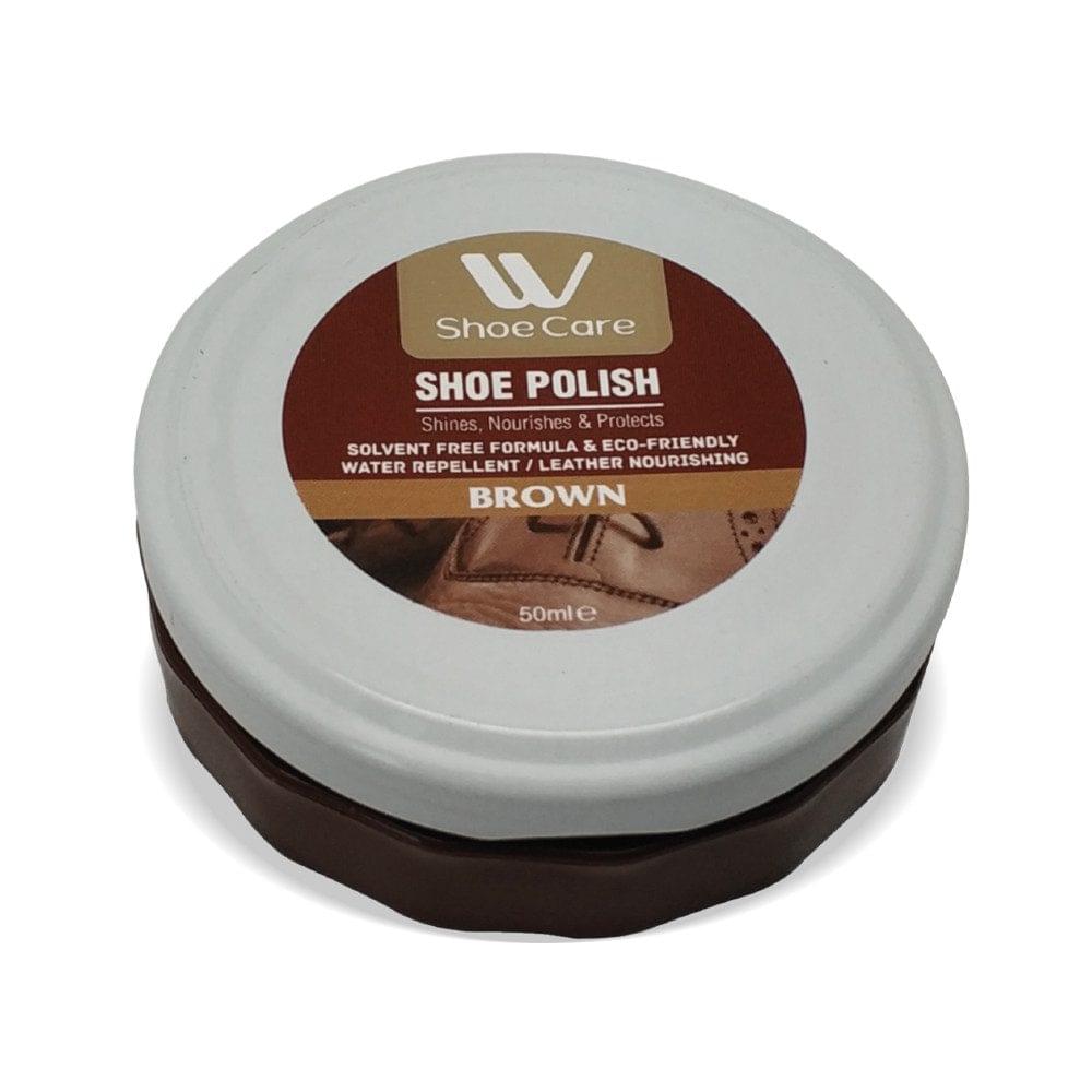 Wbm Care Shoe Polish Brown - 1 Piece