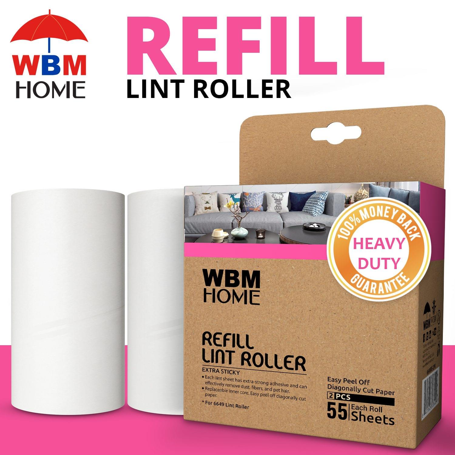 Wbm lint Roller Refill 2s