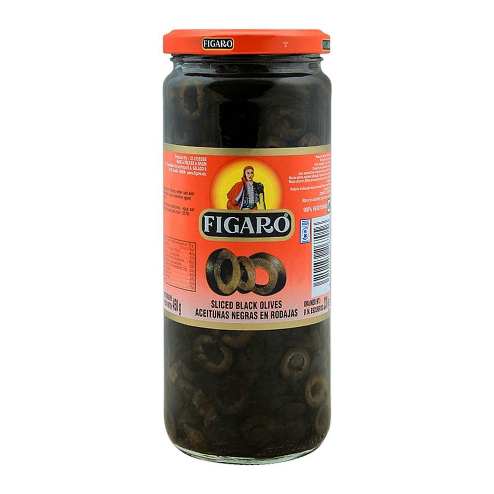 Figaro Sliced Black Olives 240g