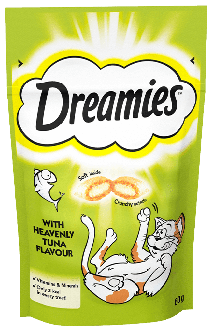 Dreamies Cat Food Tuna Flavour 60g