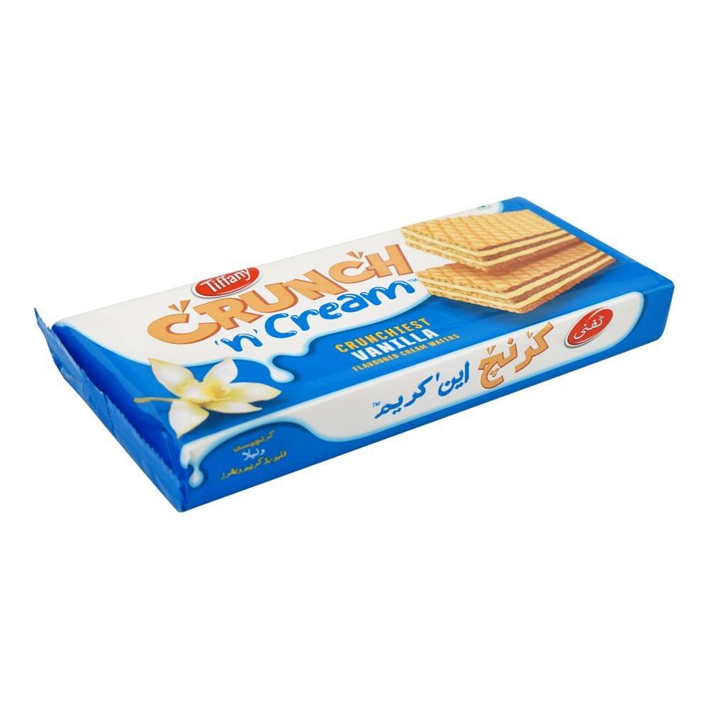 Tiffany Crunch 'N' Cream Vanilla Imported Wafers 76g