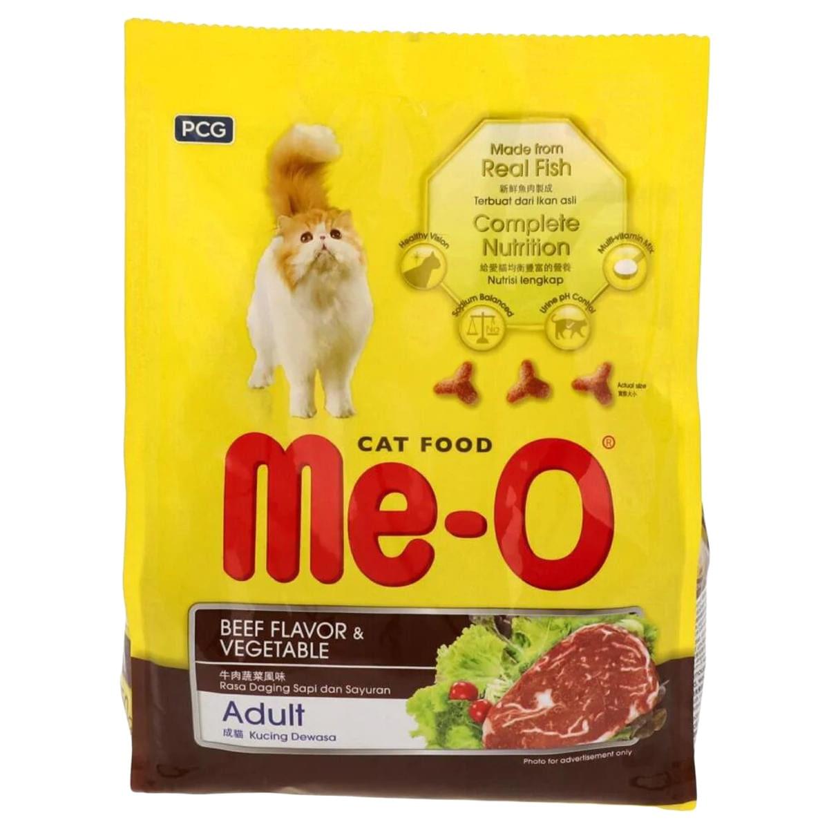 Me-O Cat Food Beef Vegetable 450g
