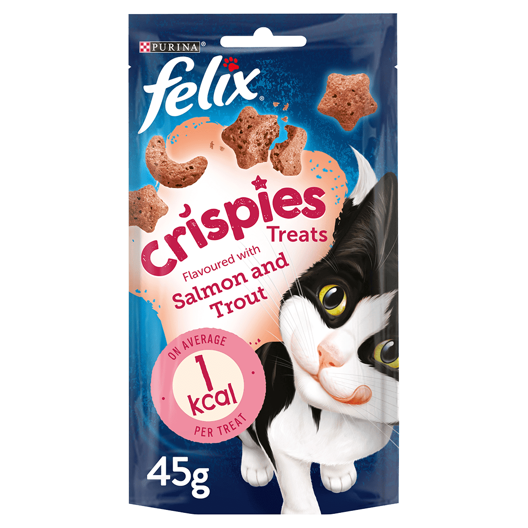 Felix Crispies Salmon Trout 45g