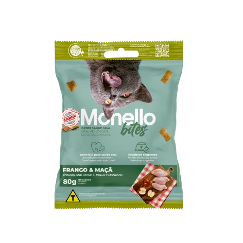 Monello Bites Cat Food Oral Health 80g