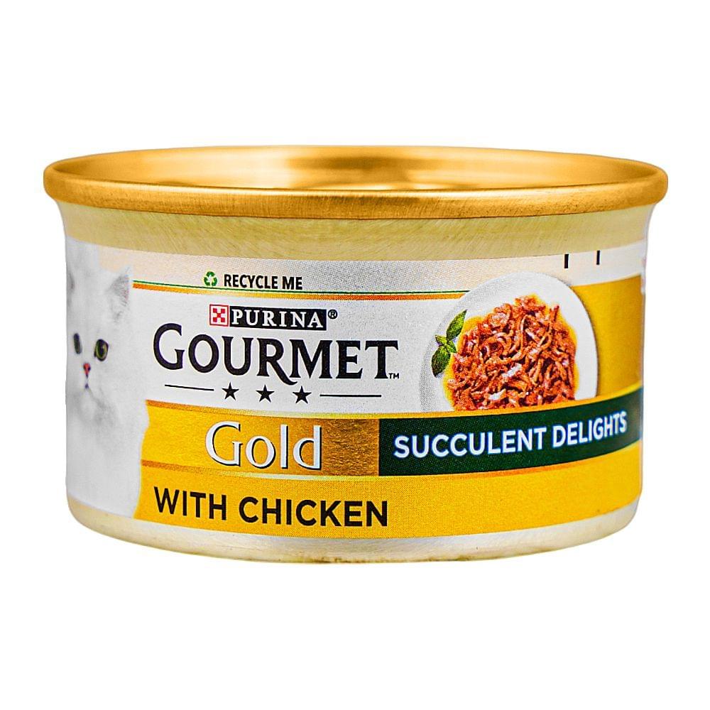 Gourmet Gold Succulent Delights with Chicken 85g