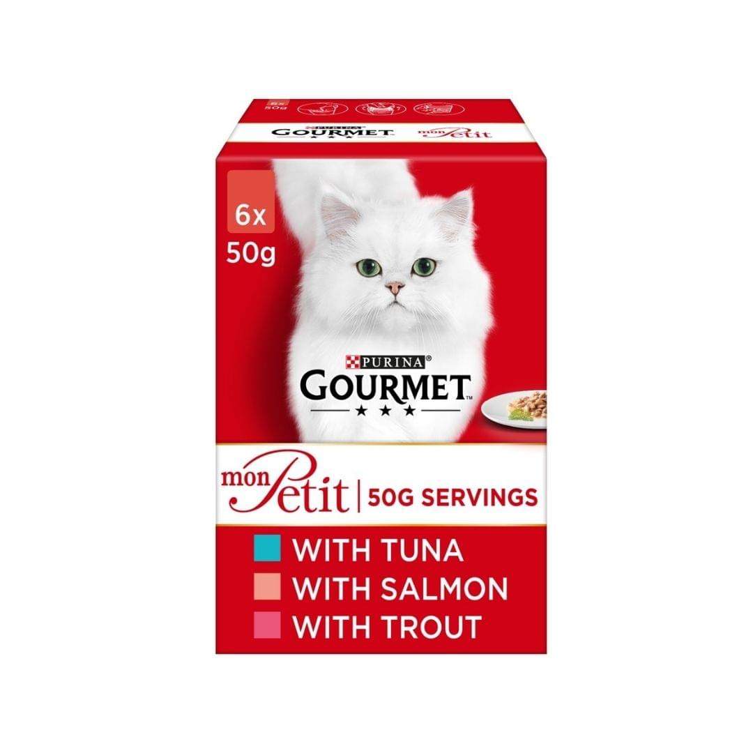 Purina Gourmet Perle Salmon in Gravy Cat Food 85g