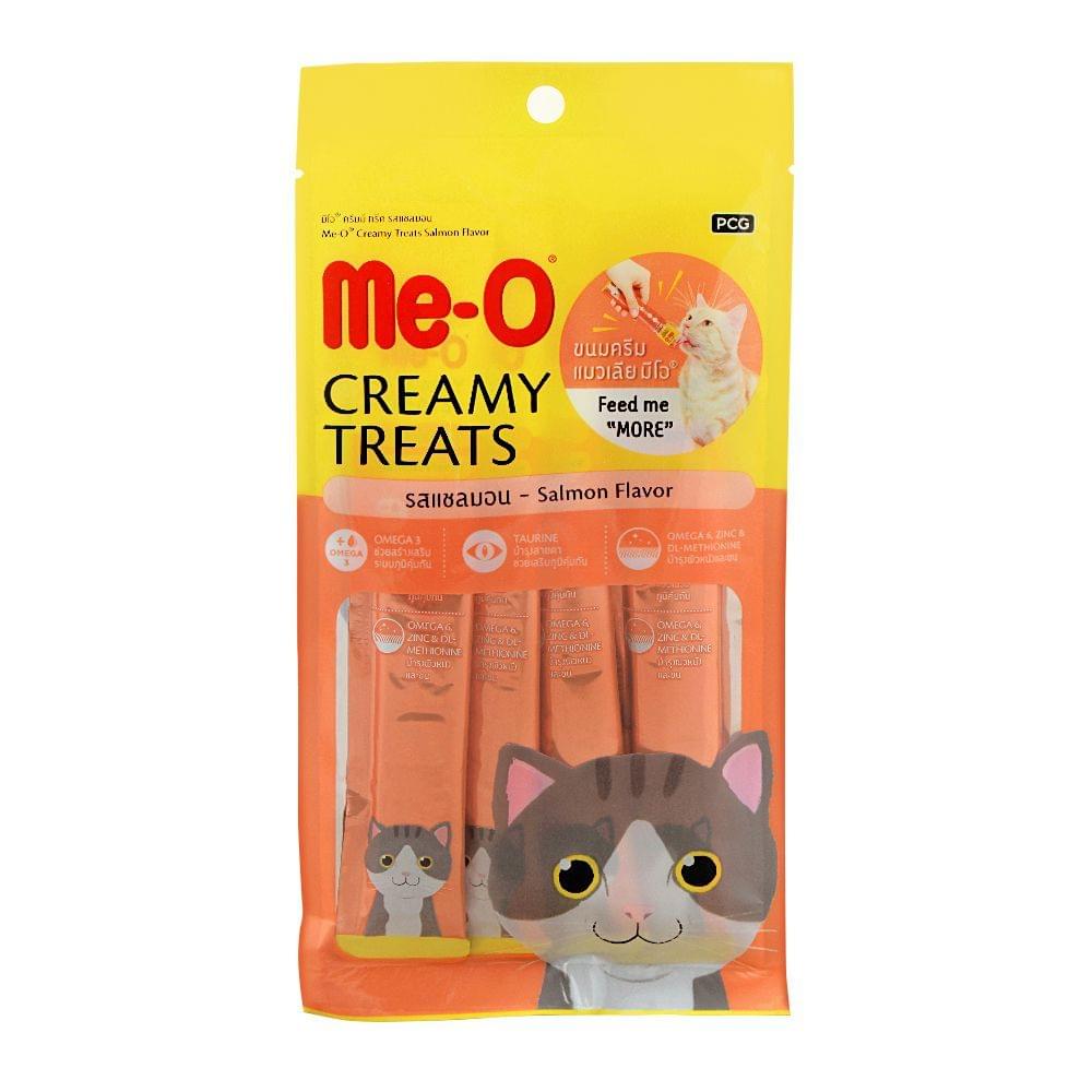 Me-O Creamy Treats Salmon Flavor 4 x 15g