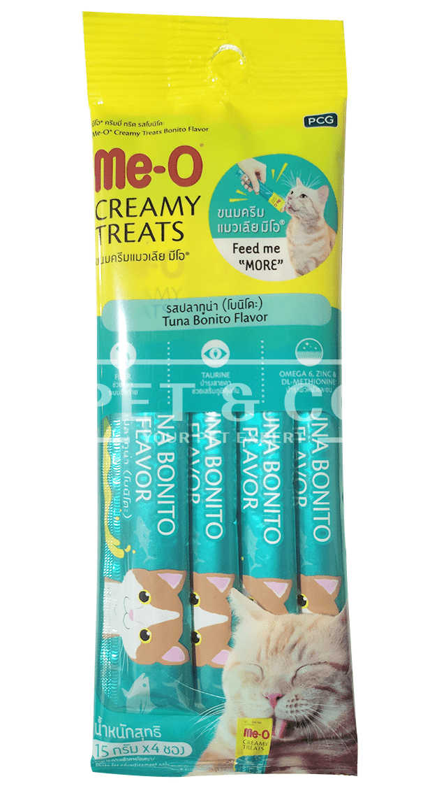 Me-O Creamy Treats Bonito 4 x 15g