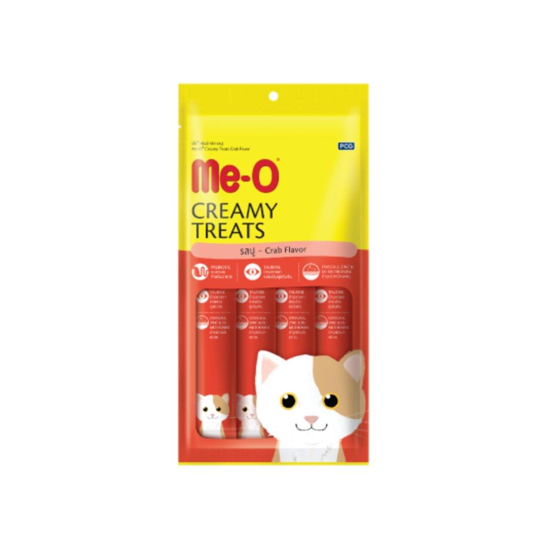 Me-O Creamy Treats Crab 4 x 15g
