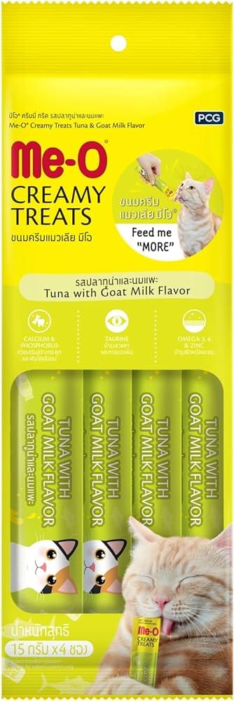 Me-O Creamy Tuna with Goat Milk 4 x 15g