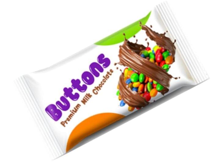 Buttons Chocolate 1 Piece