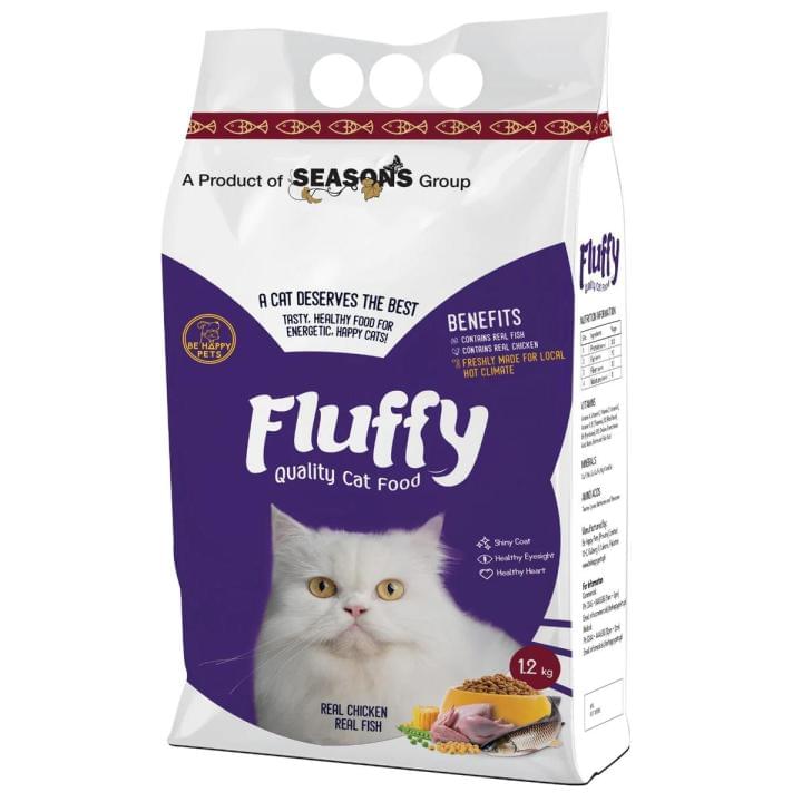 Fluffy Cat Food Quality 1.2kg